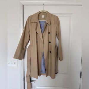 J. Crew double breasted trench coat size 6